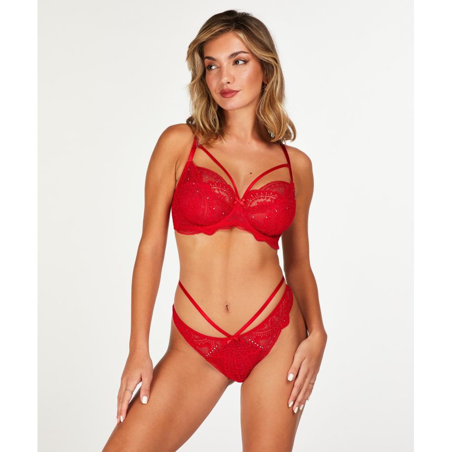 Hunkemöller String Oceana Rood Rood