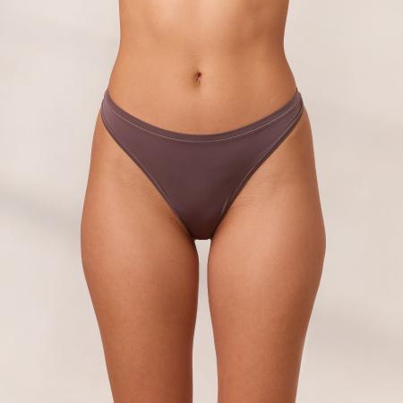 Barely There String Paarsbruin XXL