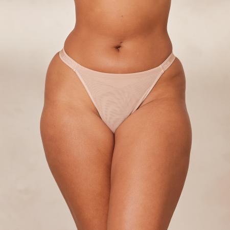 Smooth Mesh String Taupe 3XL