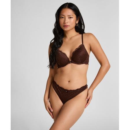 Hunkemöller String Marine Bruin