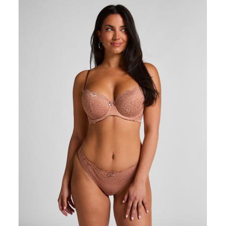 Hunkemöller String Marine Bruin