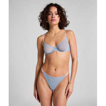 Hunkemöller String Roza Blauw