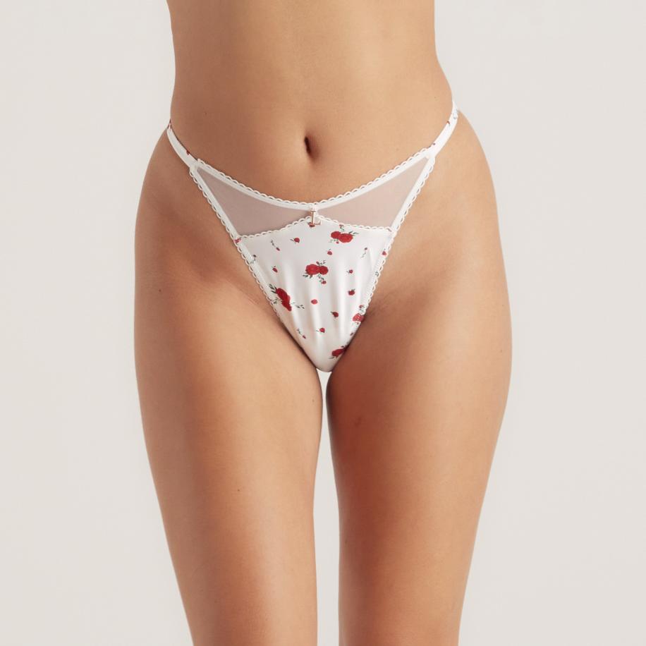 Rose String Wit 3XL Wit