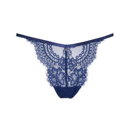 Hunkemöller MABEL HL STRING T Blauw