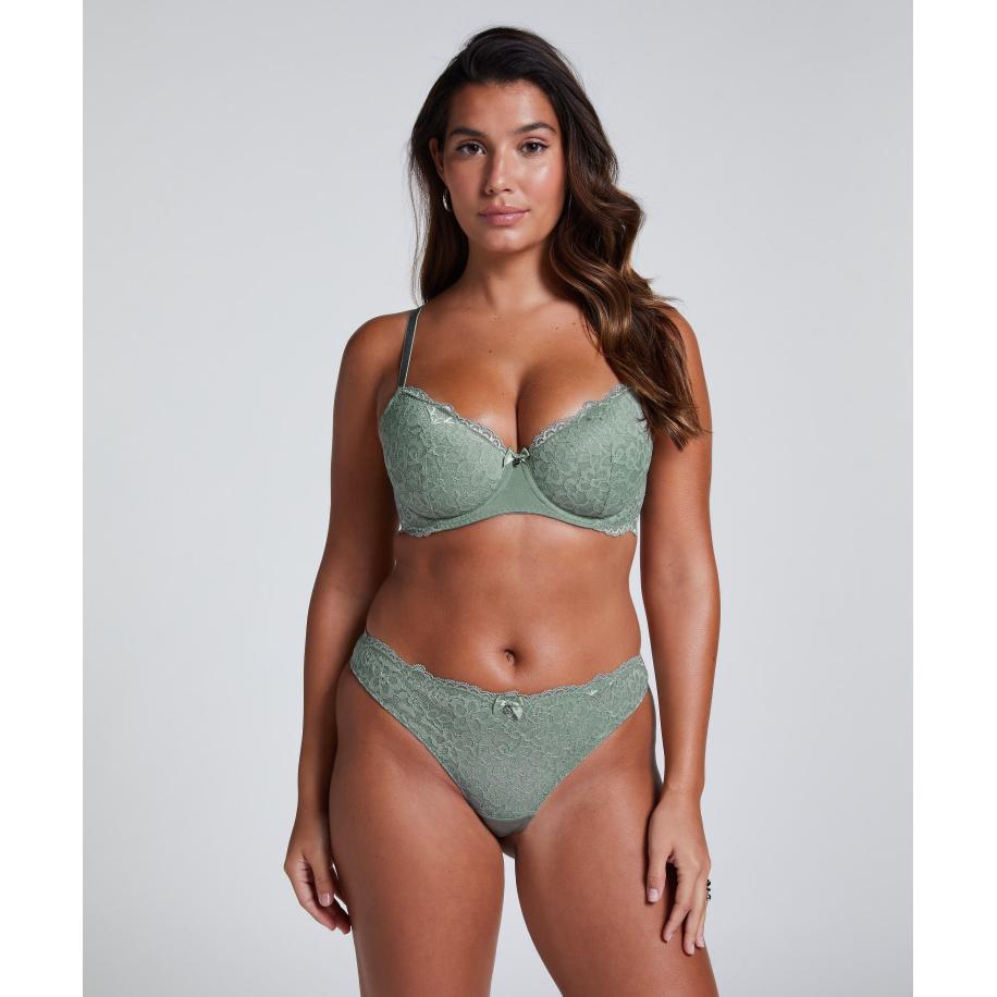 Hunkemöller String Marine Groen Groen