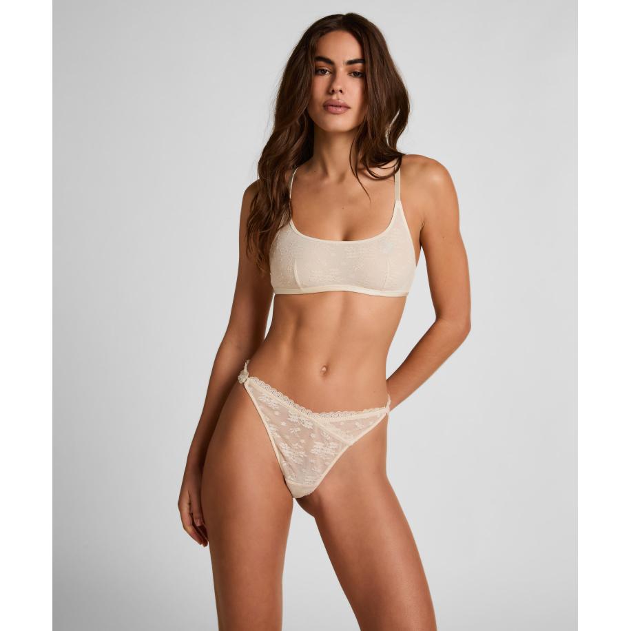 Hunkemöller String Darcy Wit Wit
