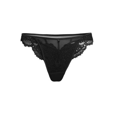 Hunkemöller Hoog uitgesneden string Whitney Zwart