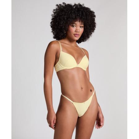 Hunkemöller String Pointelle Geel