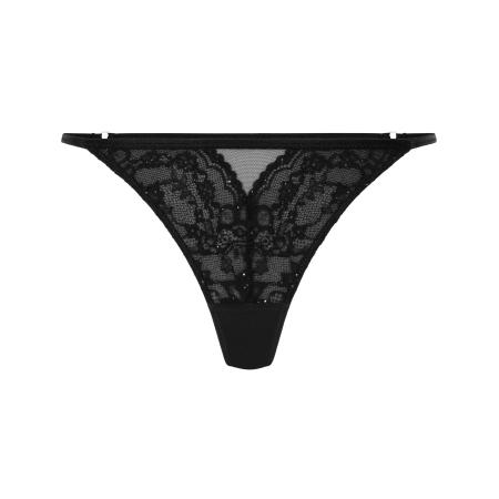 Hunkemöller Hoog uitgesneden string Sabrina Zwart