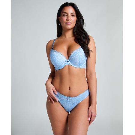 Hunkemöller String Marine Blauw