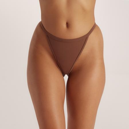 Sculpt G-string Kastanjekleurig M