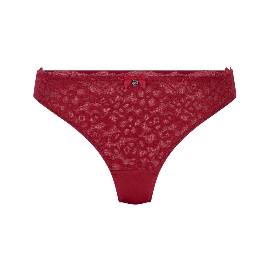 Hunkemöller String Marine Rood Rood