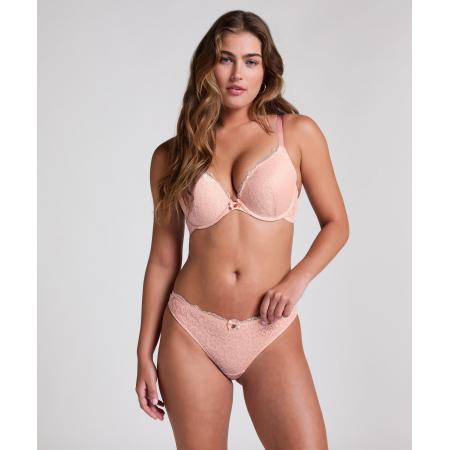 Hunkemöller String Marine Roze