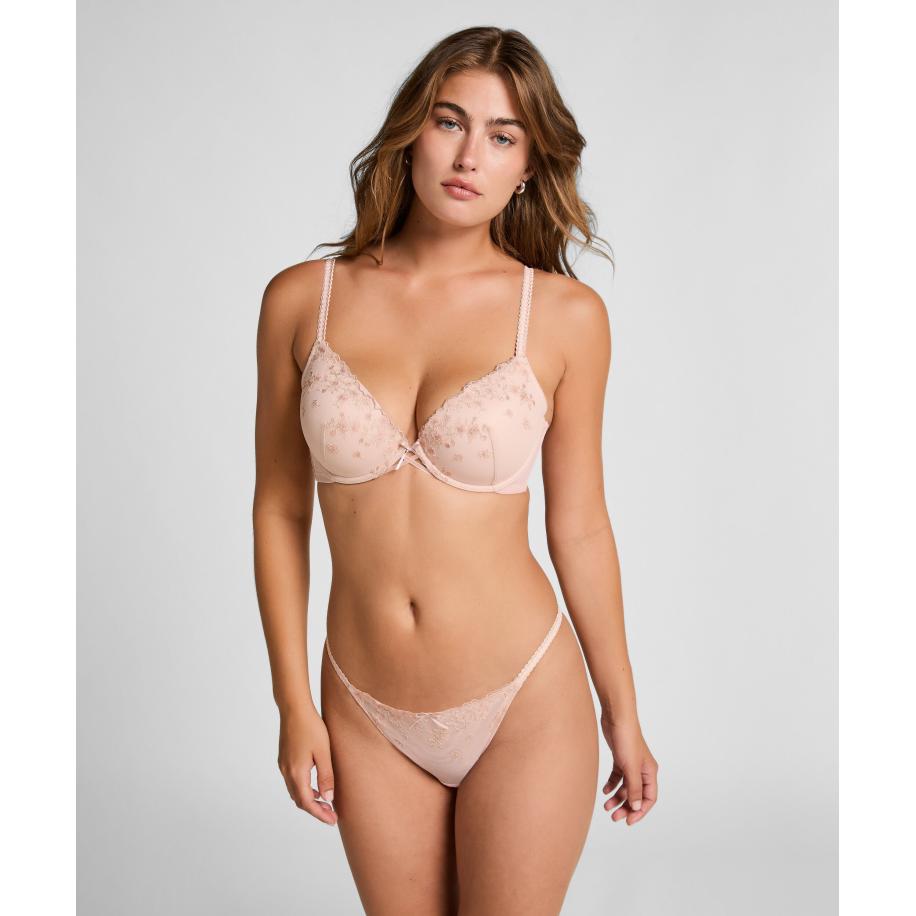 Hunkemöller Hoog uitgesneden string Chloe Roze Roze
