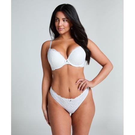 Hunkemöller String Marine Wit