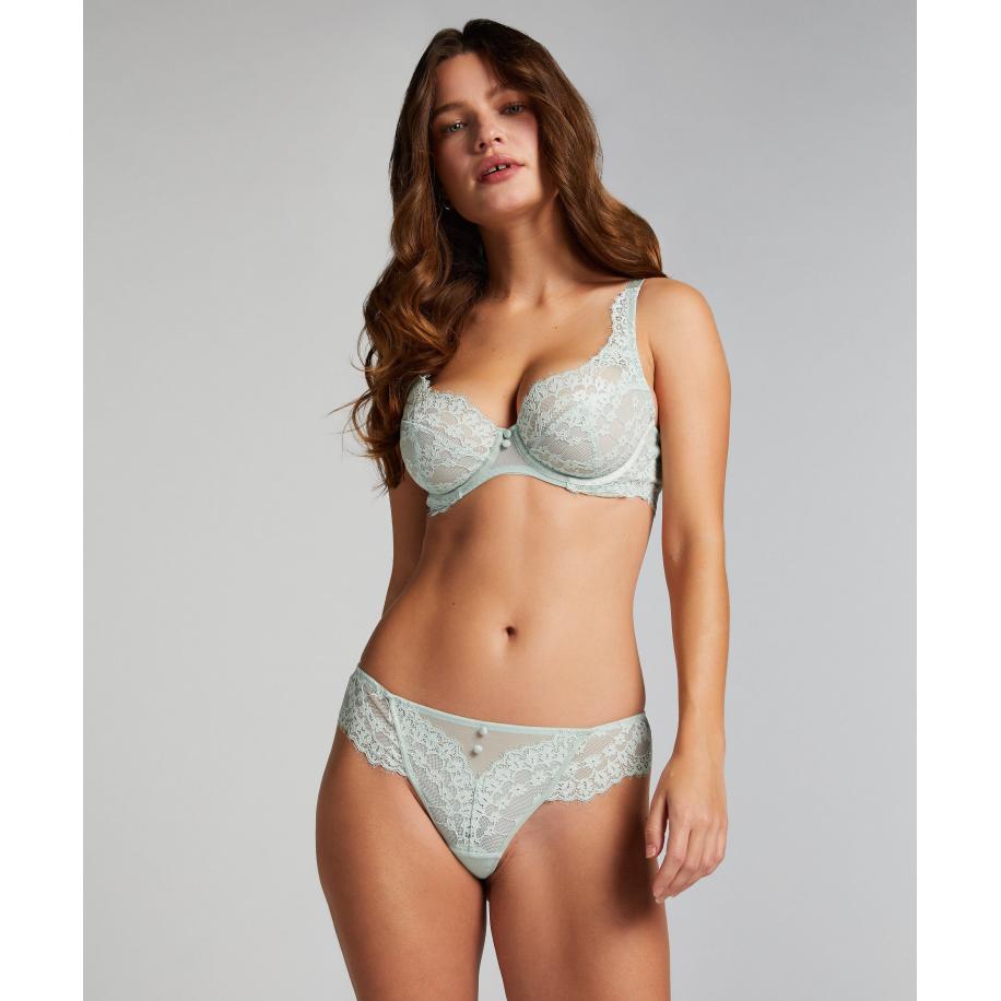 Hunkemöller String Daisy Groen Groen