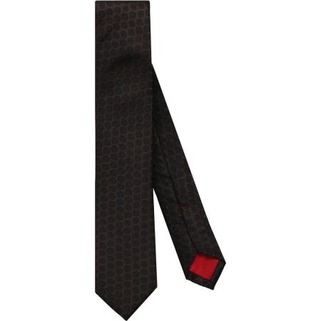 OLYMP Dunne stropdas bruin, Motief