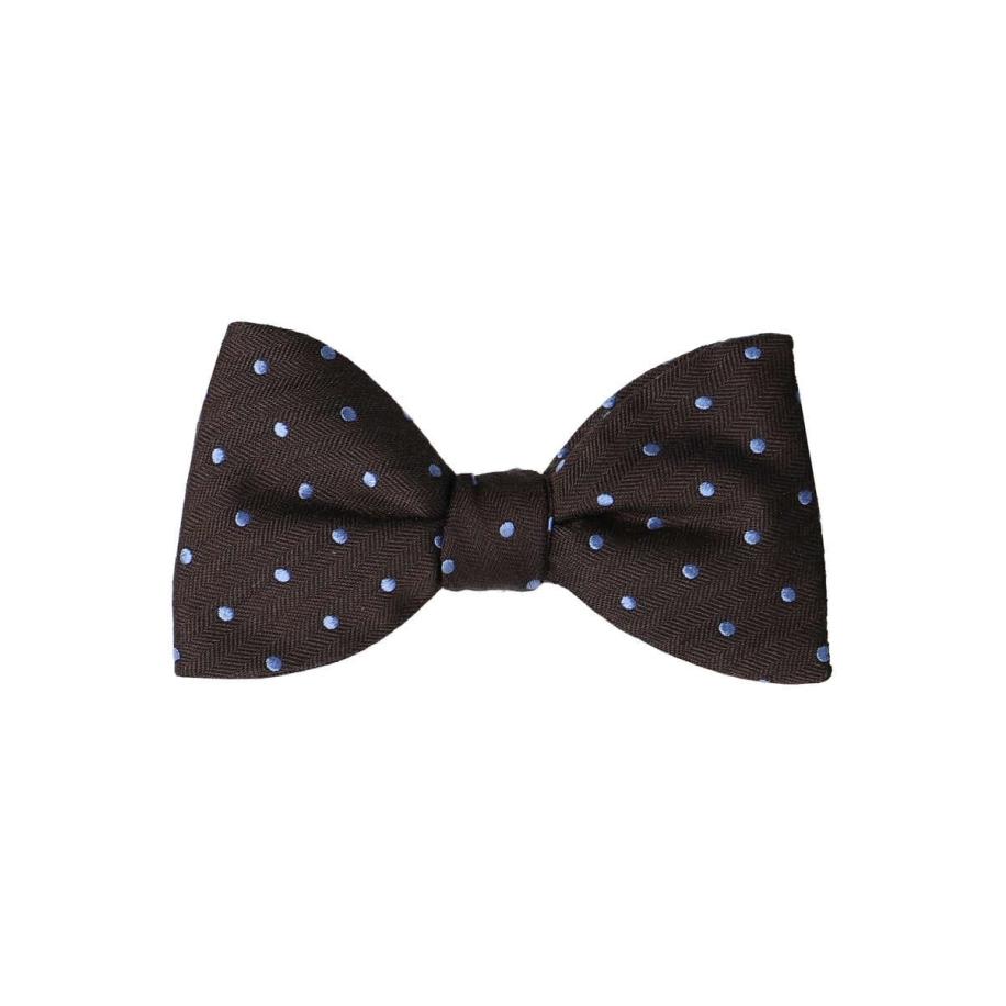 OLYMP SIGNATURE Vlinderdas bruin/blauw, Stippen Multicolor