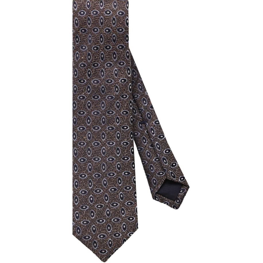 OLYMP SIGNATURE Stropdas bruin, Motief Bruin