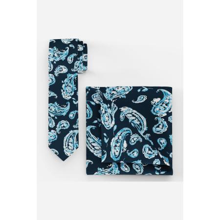 OLYMP Set das, zakdoek marine, Motief