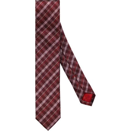 OLYMP Super Slanke Stropdas roze/roze/zilver, Ruit