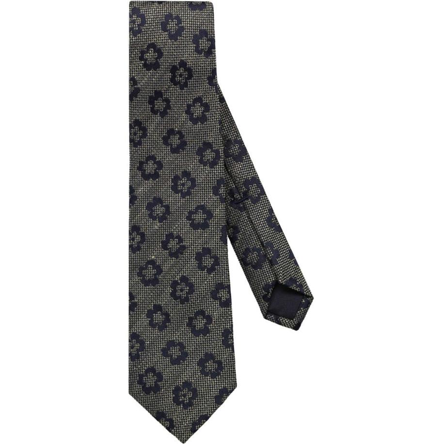 OLYMP SIGNATURE Stropdas olijf, Motief Groen