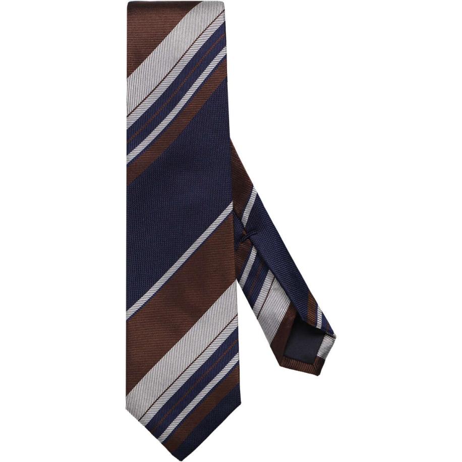 OLYMP SIGNATURE Stropdas bruin, Gestreept Bruin