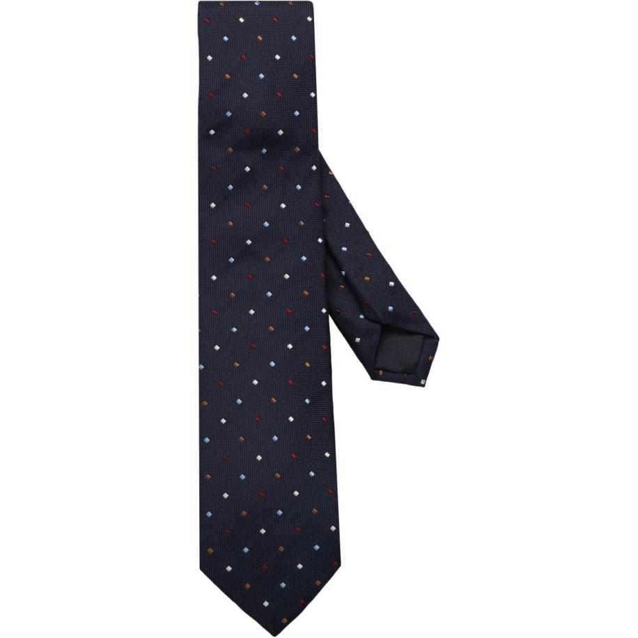 OLYMP SIGNATURE Stropdas donkerblauw, Stippen Blauw