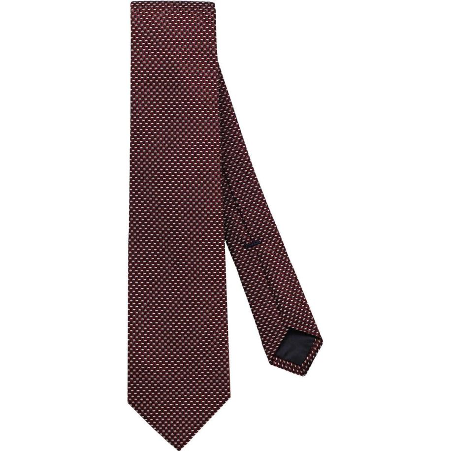 OLYMP SIGNATURE Stropdas blauw/bordeaux, Motief Multicolor