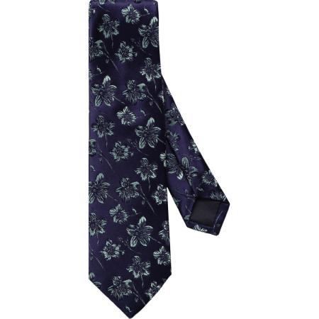 OLYMP SIGNATURE Stropdas blauw, Bloemen