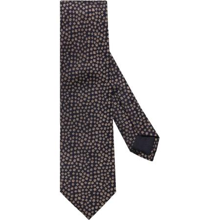 OLYMP SIGNATURE Stropdas blauw/bruin, Bloemen