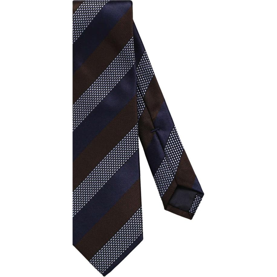 OLYMP SIGNATURE Stropdas blauw, Gedessineerd en gestreept Blauw