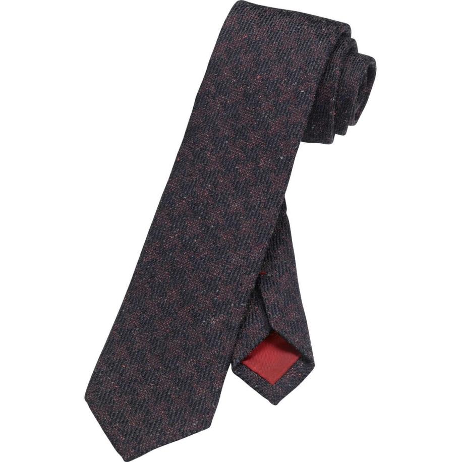 OLYMP Stropdas chianti, Gestructureerd Rood