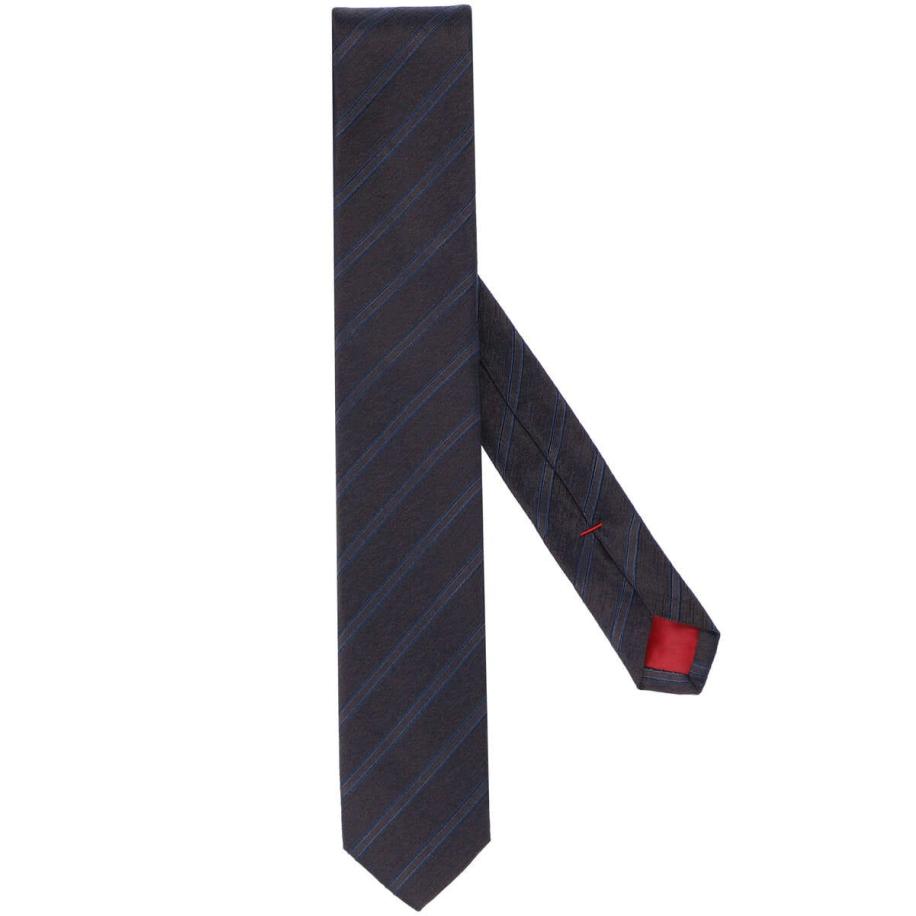 OLYMP Stropdas bruin, Gestreept Bruin