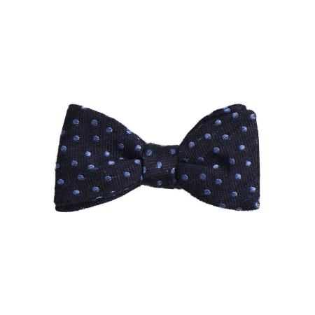 OLYMP SIGNATURE Vlinderdas donkerblauw/blauw, Stippen