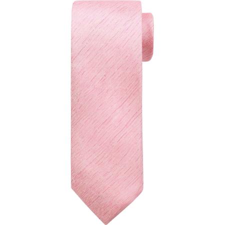 Stropdas Zijde Roze K81-3 -