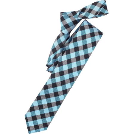 Venti Slim Krawatte Stropdas turquoise, Ruit