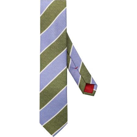 OLYMP Stropdas groen, Gestreept