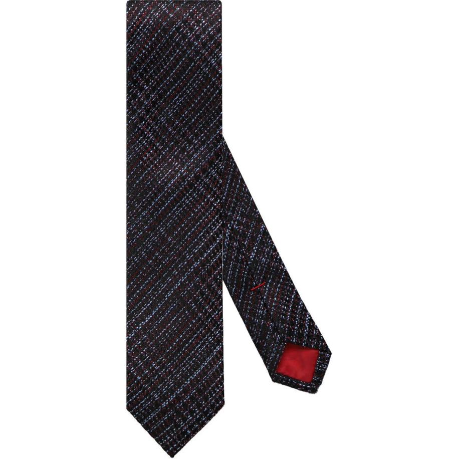 OLYMP Dunne stropdas blauw/rood, Motief Multicolor