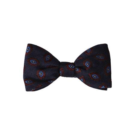 OLYMP SIGNATURE Vlinderdas donkerblauw/rood, Motief