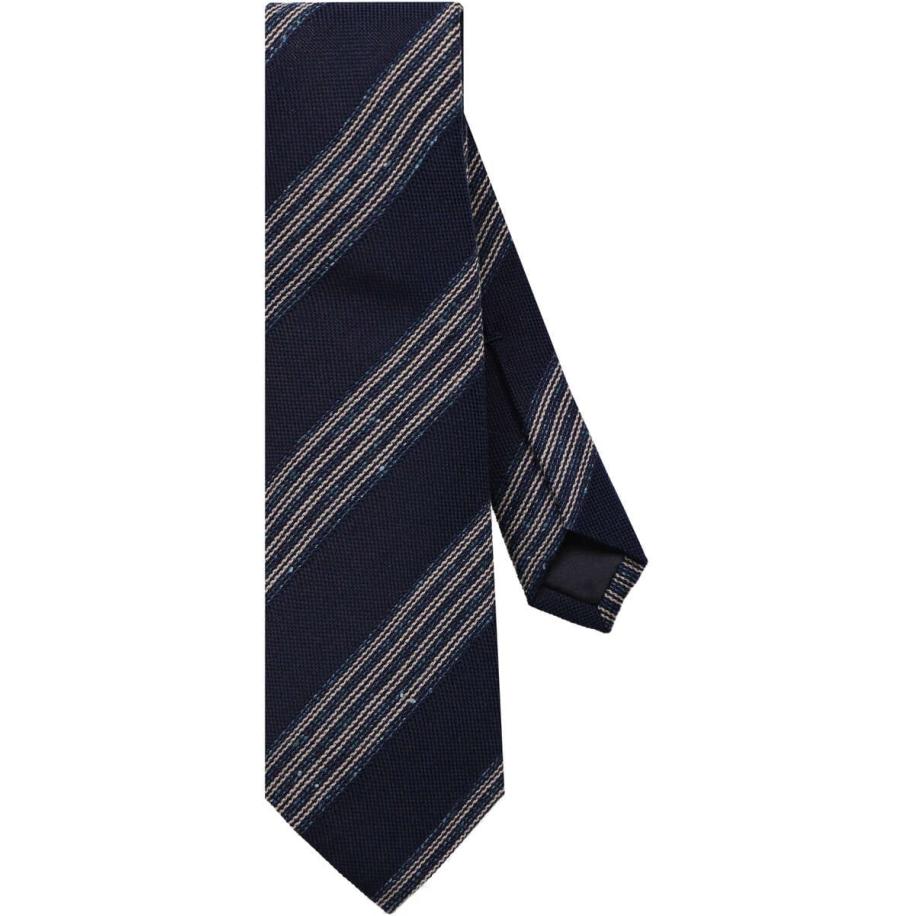 OLYMP SIGNATURE Stropdas blauw/groen, Gestreept Multicolor