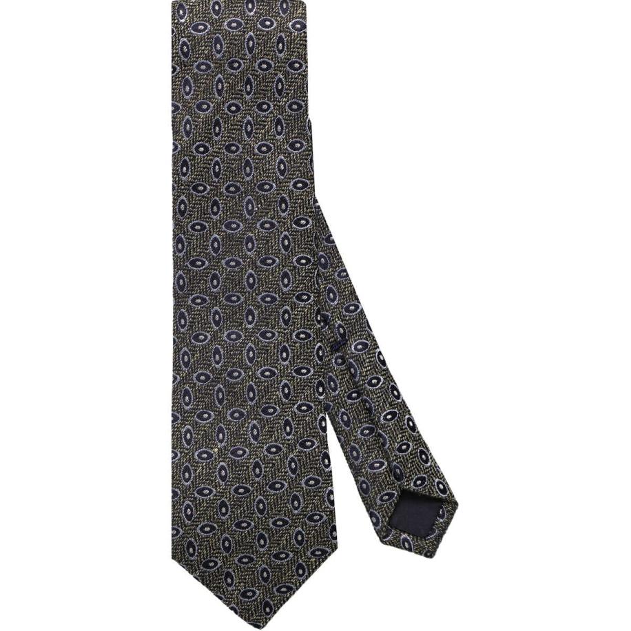 OLYMP SIGNATURE Stropdas olijf, Motief Groen