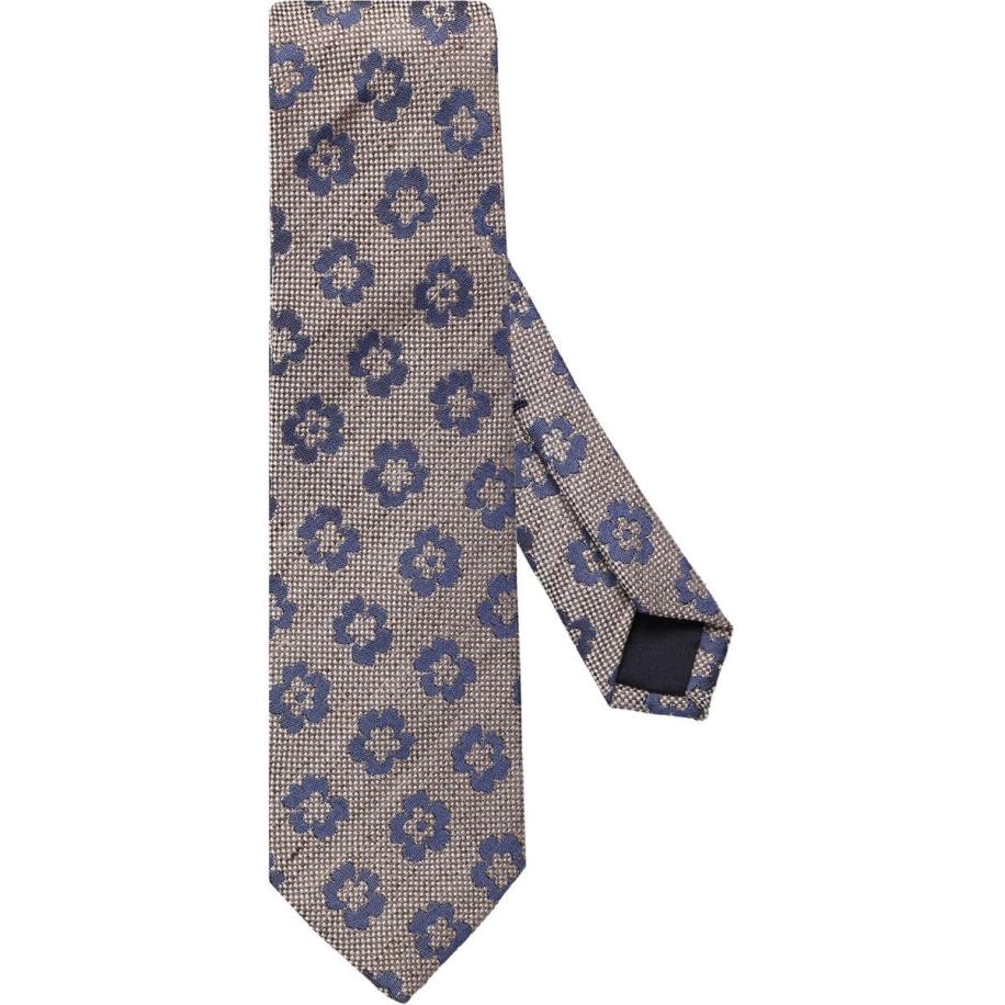 OLYMP SIGNATURE Stropdas beige, Motief Bruin