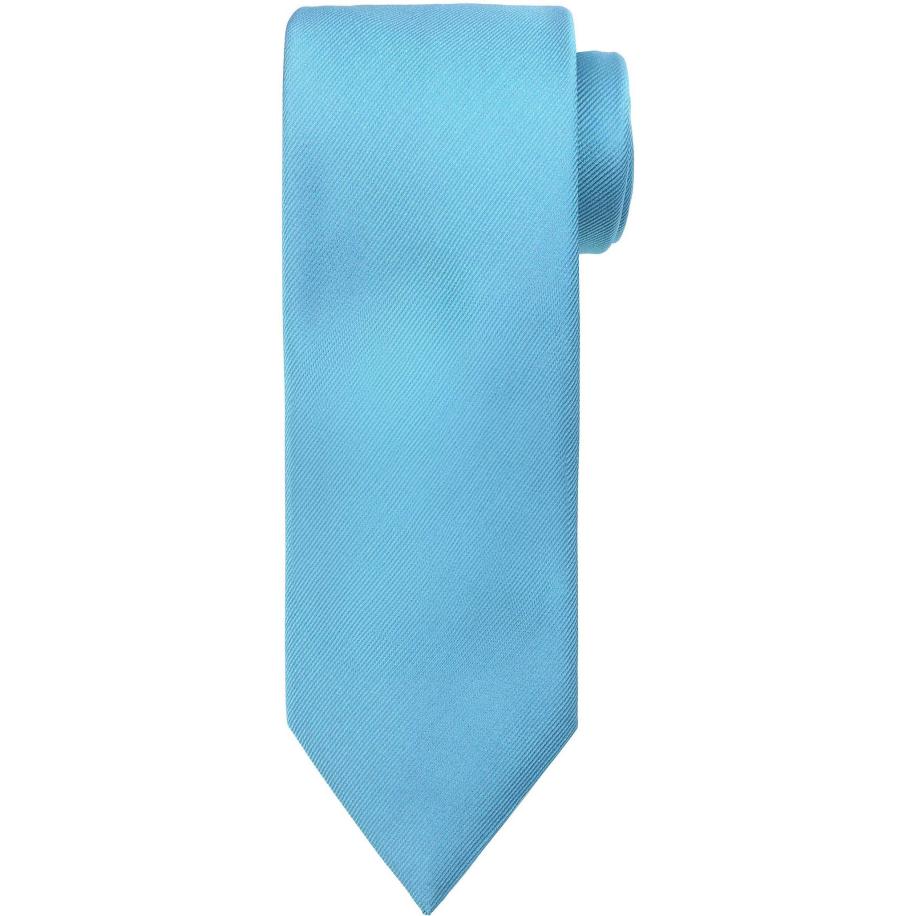 Profuomo Stropdas Twill Aqua - Blauw