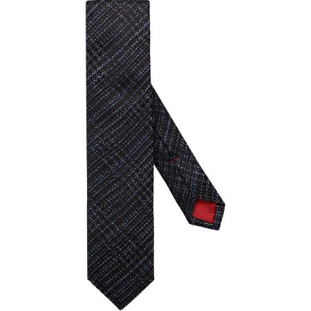 OLYMP Dunne stropdas blauw/bruin, Motief