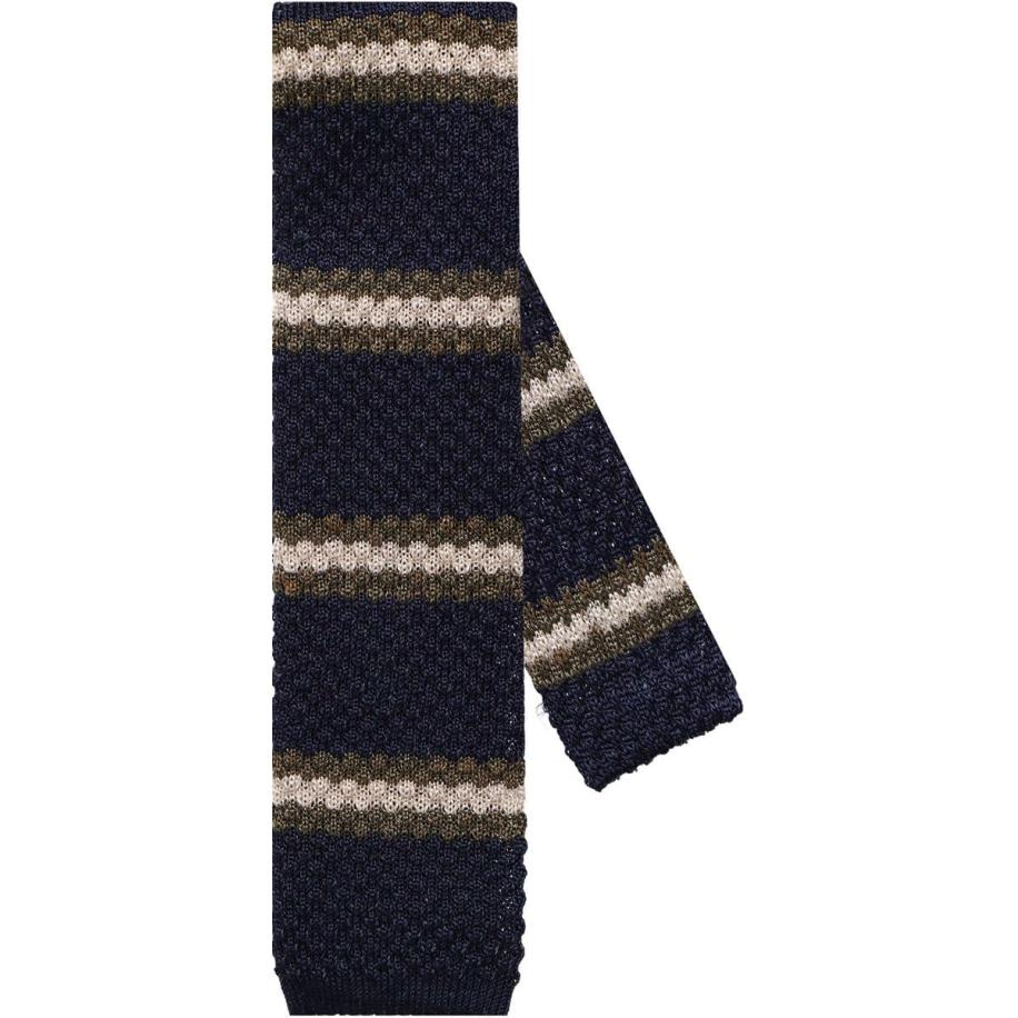 OLYMP SIGNATURE Stropdas nachtblauw, Horizontale strepen Blauw