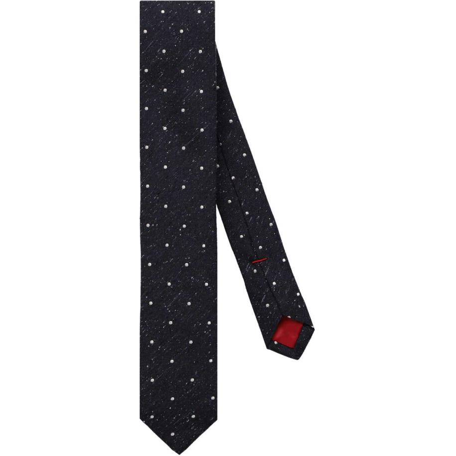 OLYMP Stropdas marine, Stippen Blauw