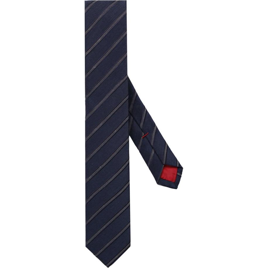 OLYMP Stropdas marine, Gestreept Blauw