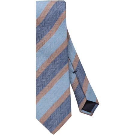 OLYMP SIGNATURE Stropdas blauw, Gestreept