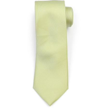 Suitable Zijde Stropdas Lime Groen -